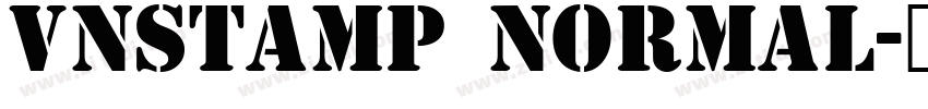 VnStamp Normal字体转换